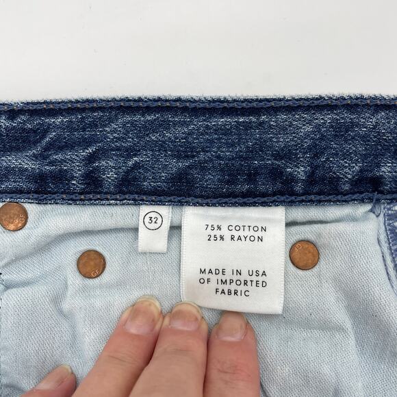 New GRLFRND Jeans Karolina High Waist Size 32 Skinny Raw Hem Crop Button Fly - Picture 7 of 14